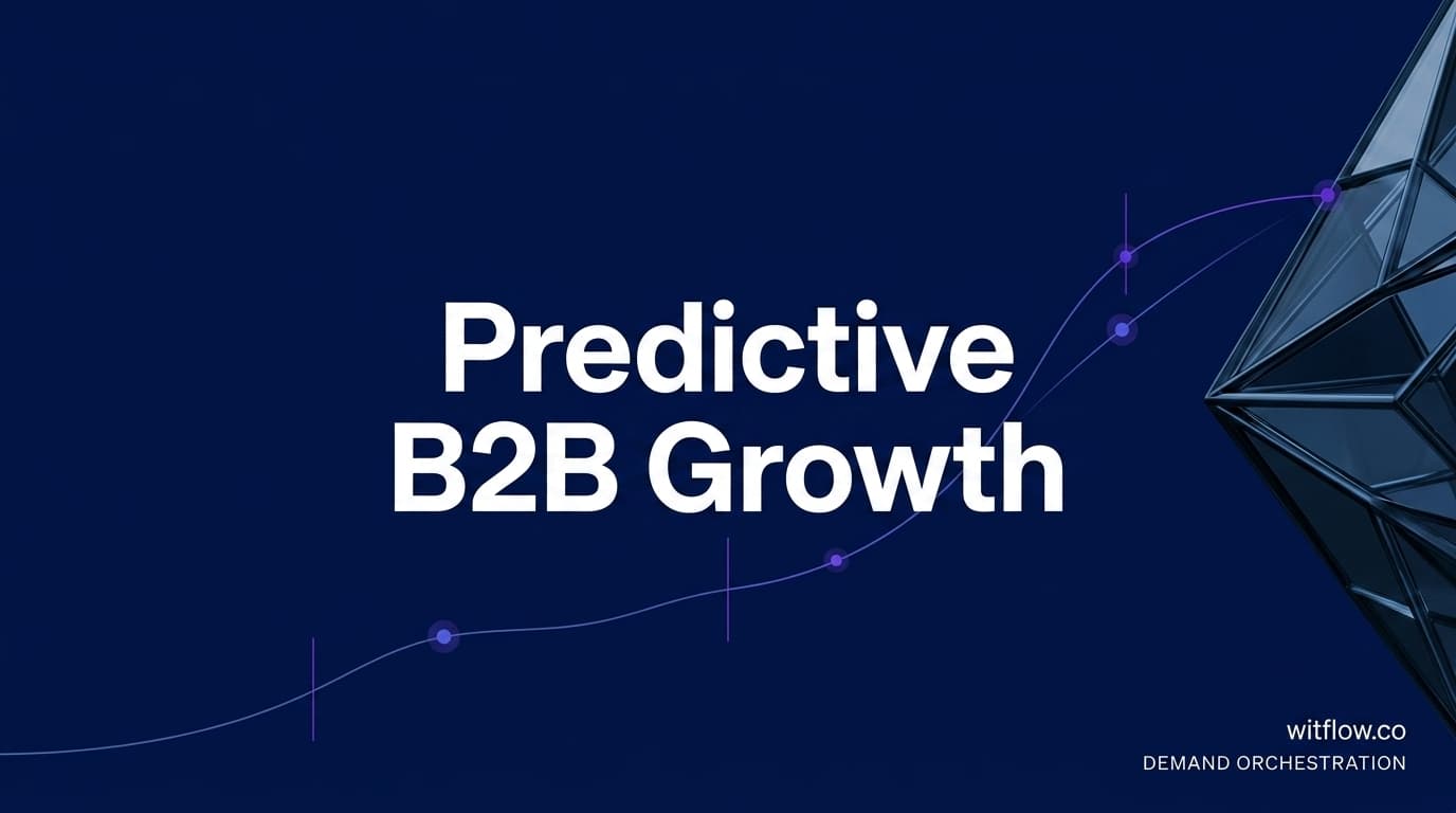 Análise preditiva em B2B: Prever o crescimento com IA