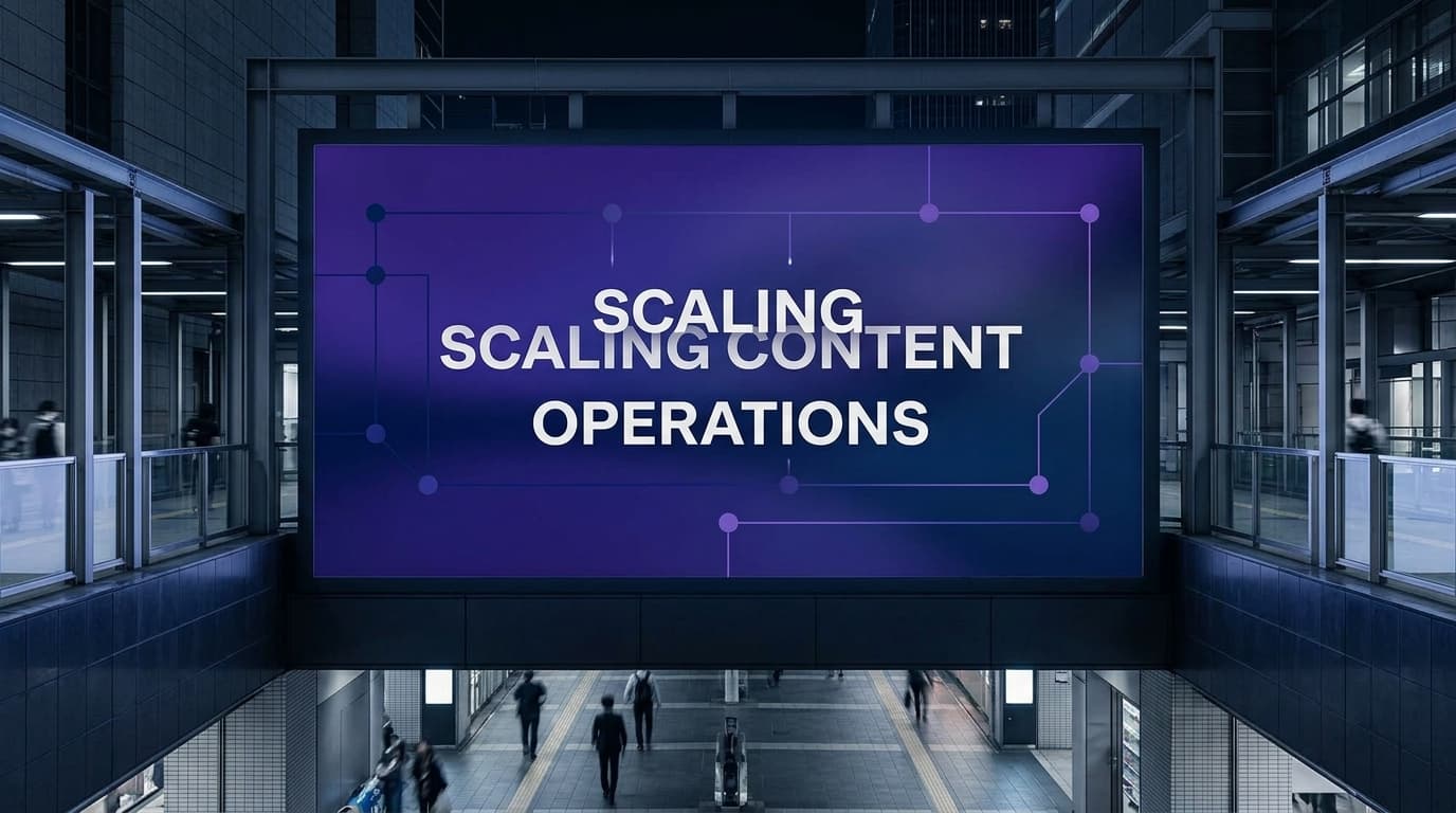O Futuro das Operações de Conteúdo B2B: Escalar a Eficiência com IA