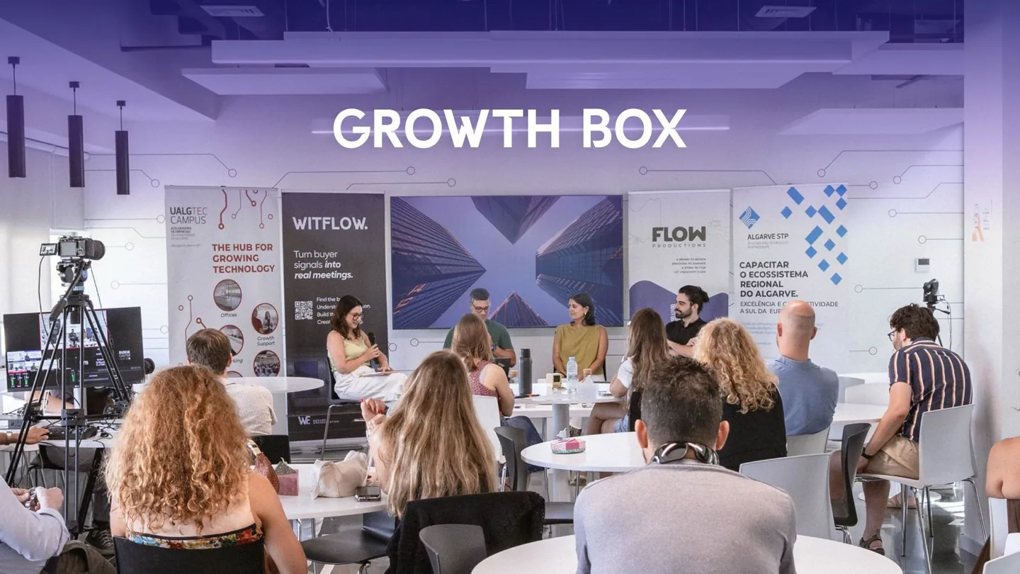 Panel conversation with the Growth Box audience at UAlg Tec Campus